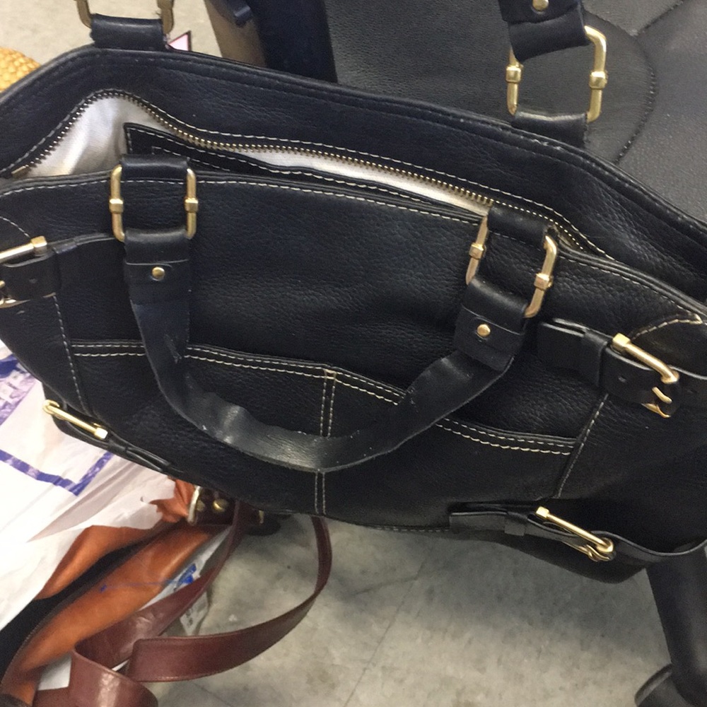 Black Michael Kors leather bag